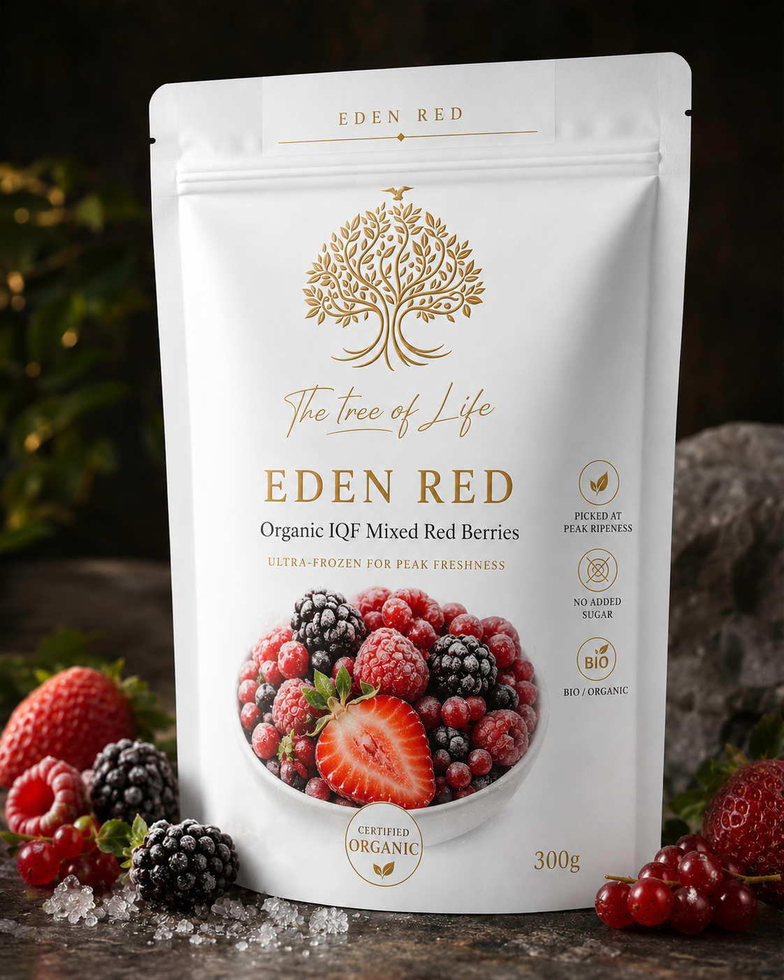 Packaging Eden Red